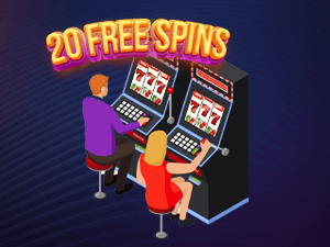 Banner of 20 Free Spins Offer - For New Players