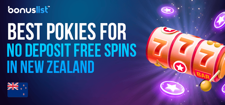 A golden casino reel with a few chips for the best pokies for no-deposit free spins in NZ