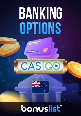 A miniature bank with some credit cards and gold coins for Casigo Casino banking options